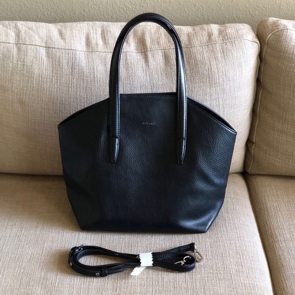 NEW BLACK TOTE with added strap - Picture 3 of 7